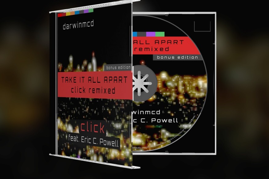 Darwinmcd + Eric C.  Powell sur LRdR avec le titre Click (7" Ruby Red Fused Remix)